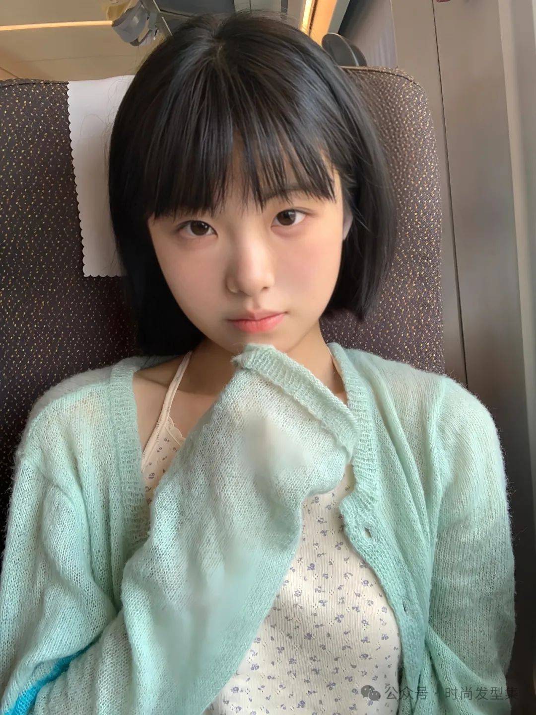 秋季吸晴学生头妹妹头38秒变18