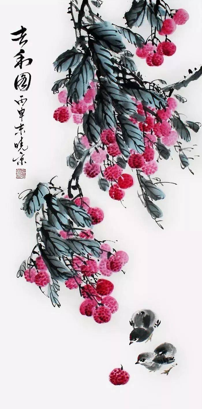 这组花鸟小品清新又养神,美爆了!