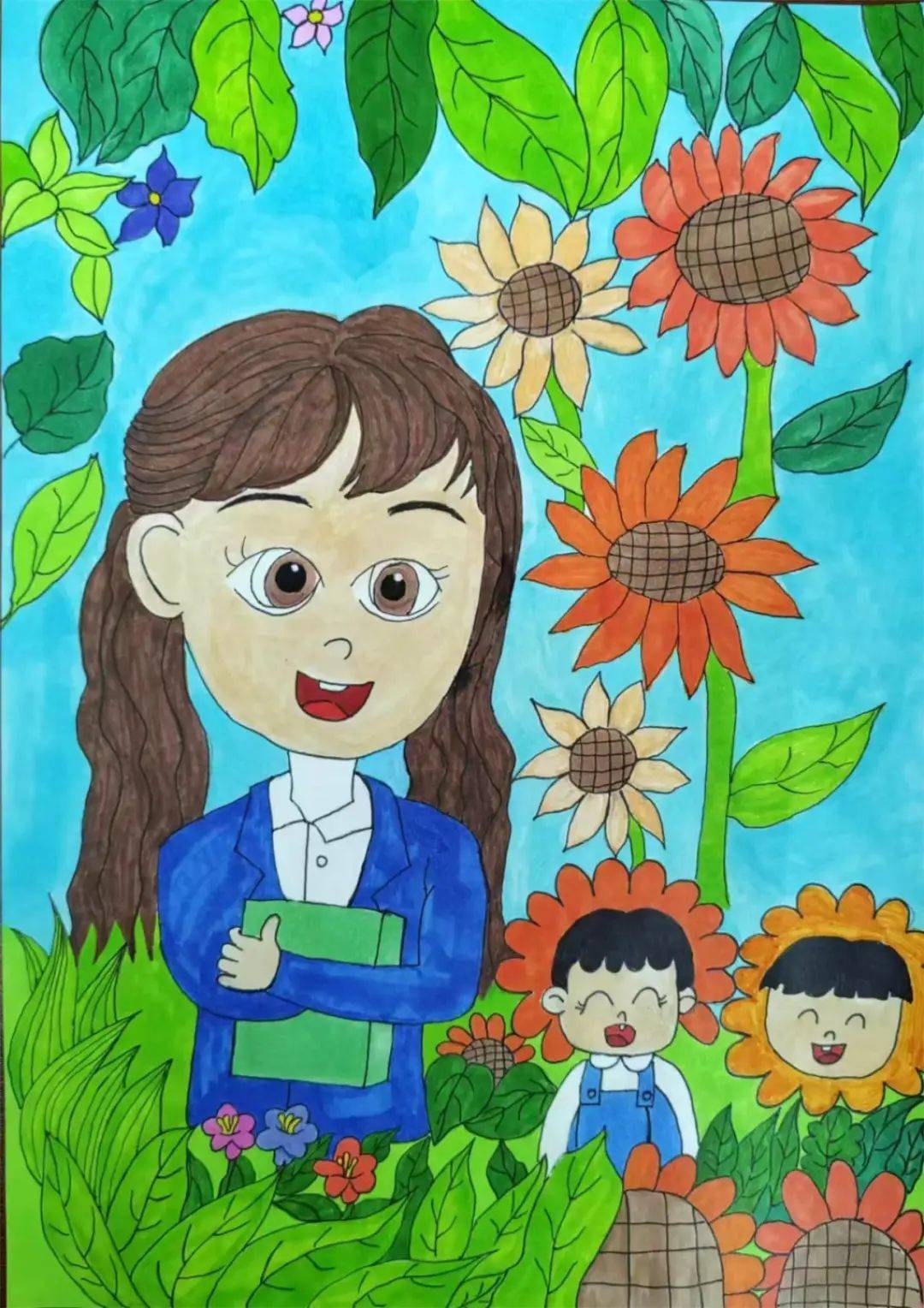 画出心中最美的老师:特殊学生绘画主题作品征集