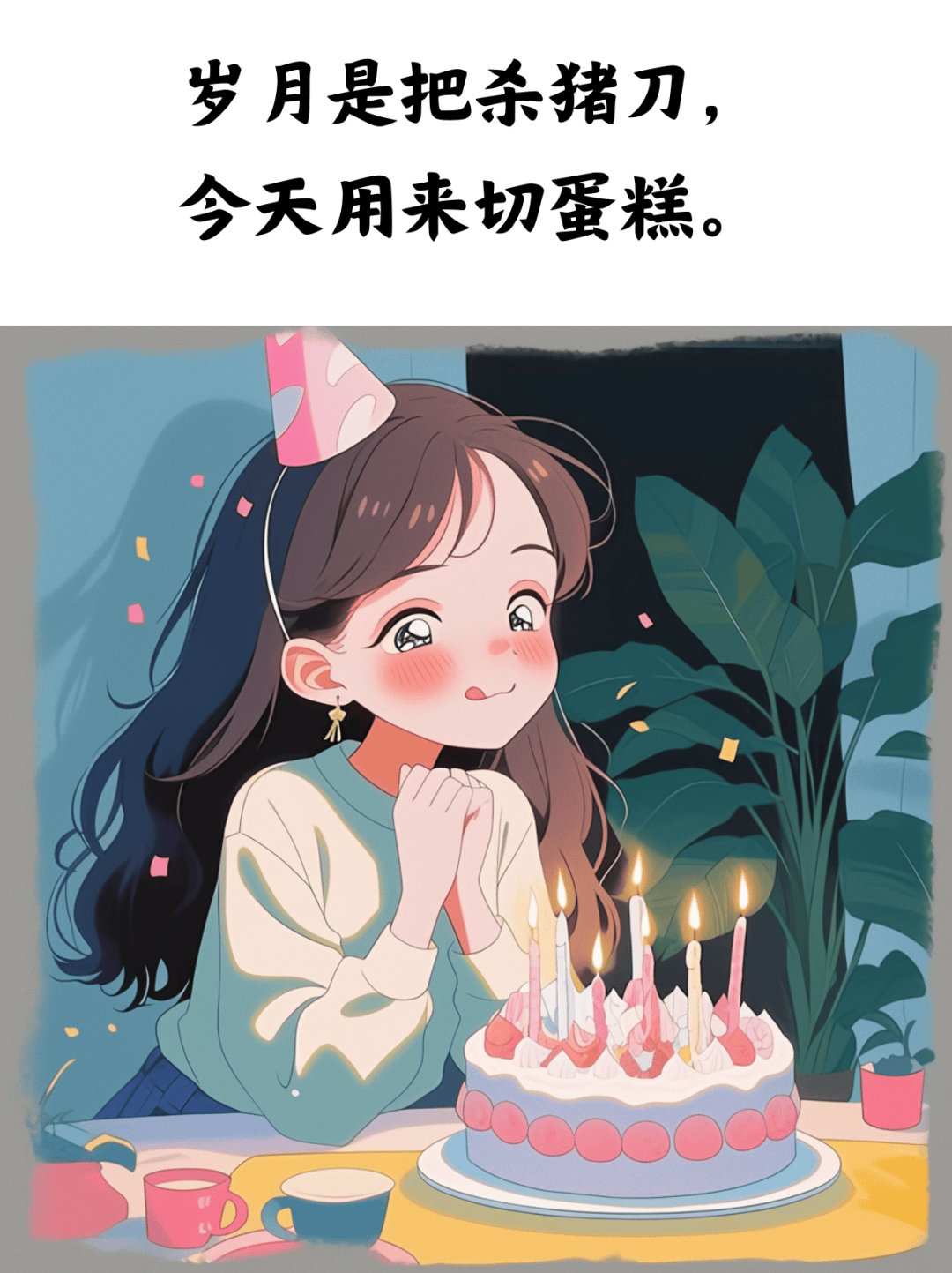 "句句不提生日,句句都是生日"