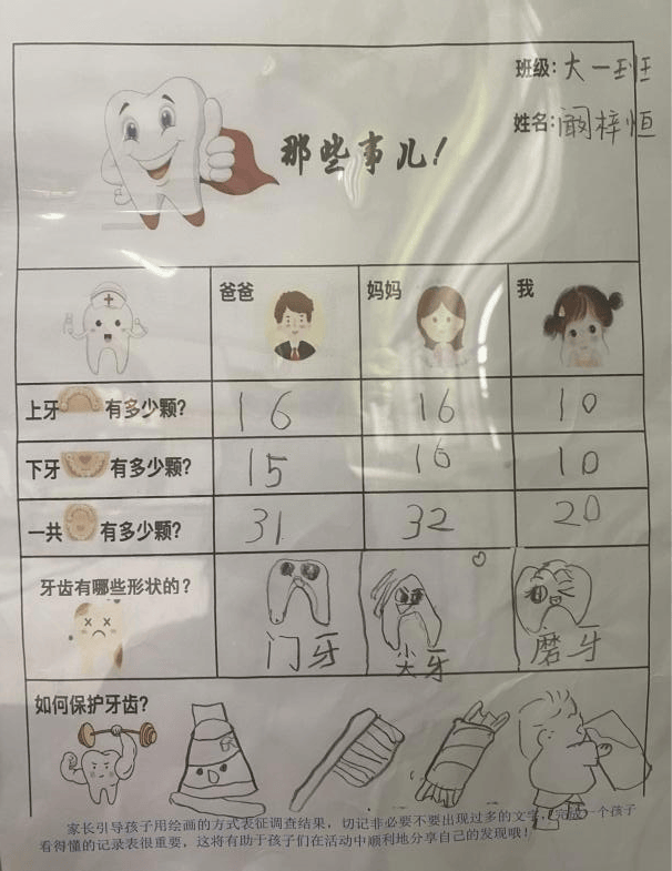 —雅正幼儿园大班级探索牙齿的奥秘主题活动