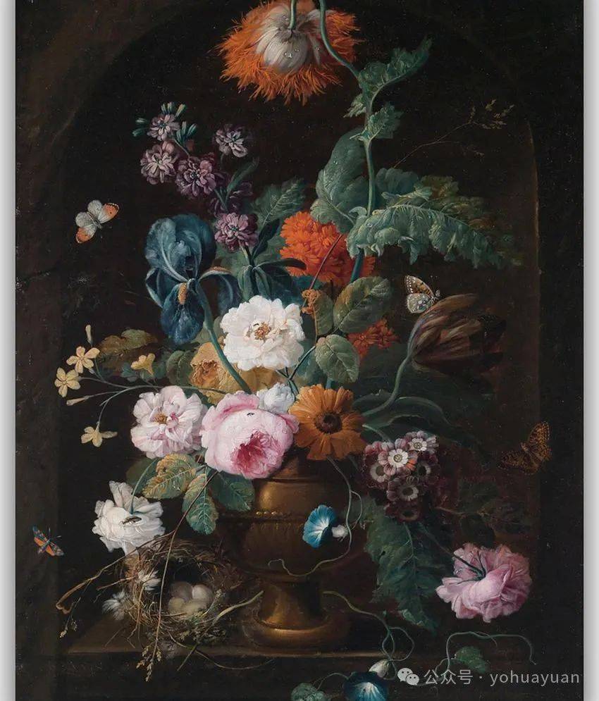 油画花卉欣赏——johann·baptist·drechsler