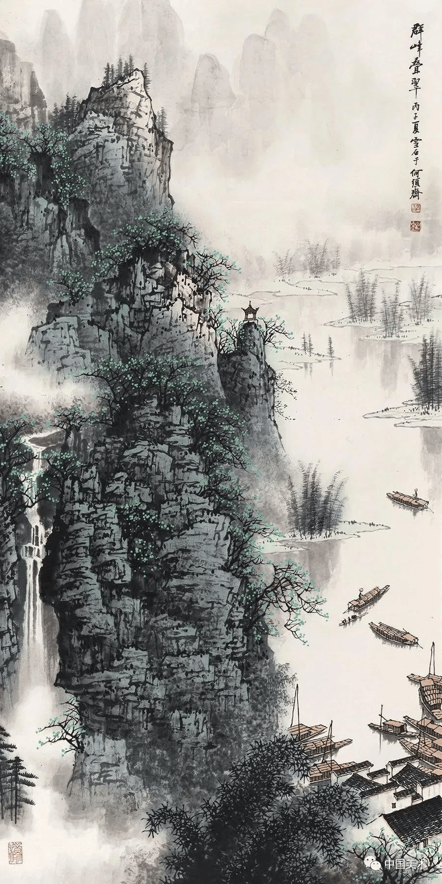 白雪石的画(高清70图)