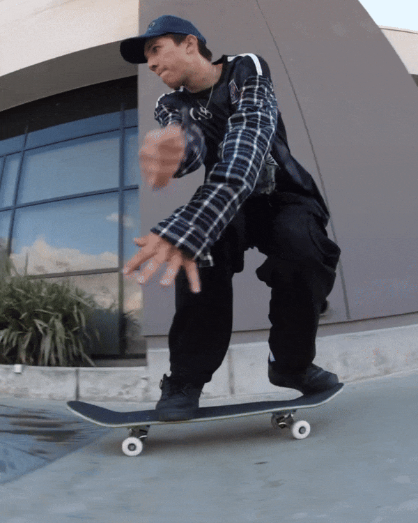 我的 pop,我想我就是随着时间的推移而掌握了,小时候我就喜欢 ollie