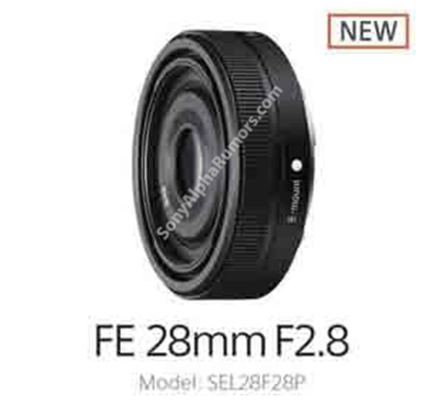 消息称索尼将推 FE28mm F2.8 全画幅饼干镜头，定价“非常激进”