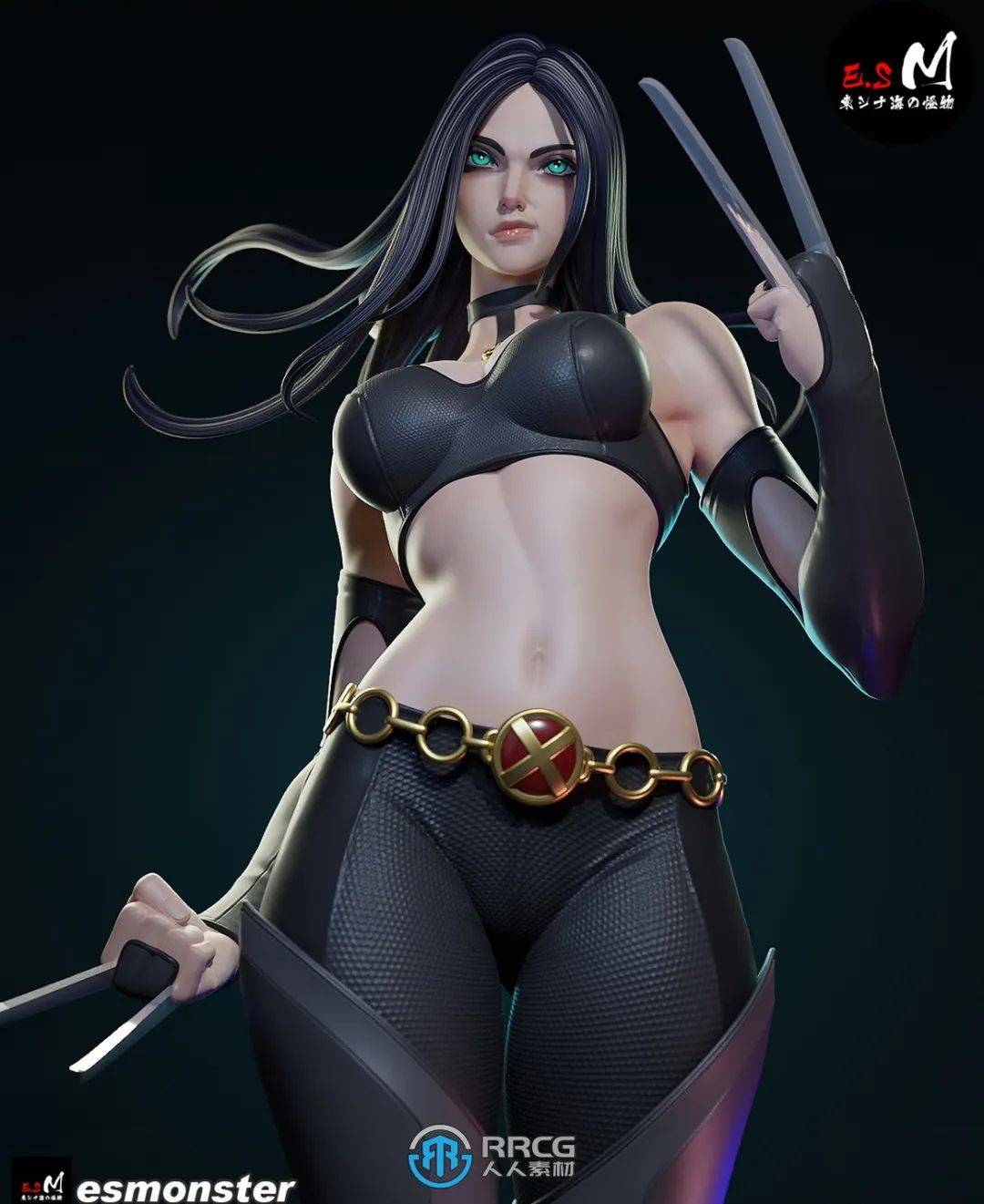 x23漫威动漫角色雕刻手办3d打印模型