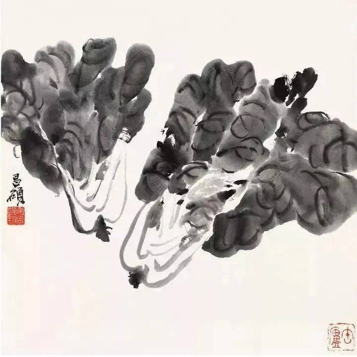 吴昌硕《花卉清供册》,清雅至极
