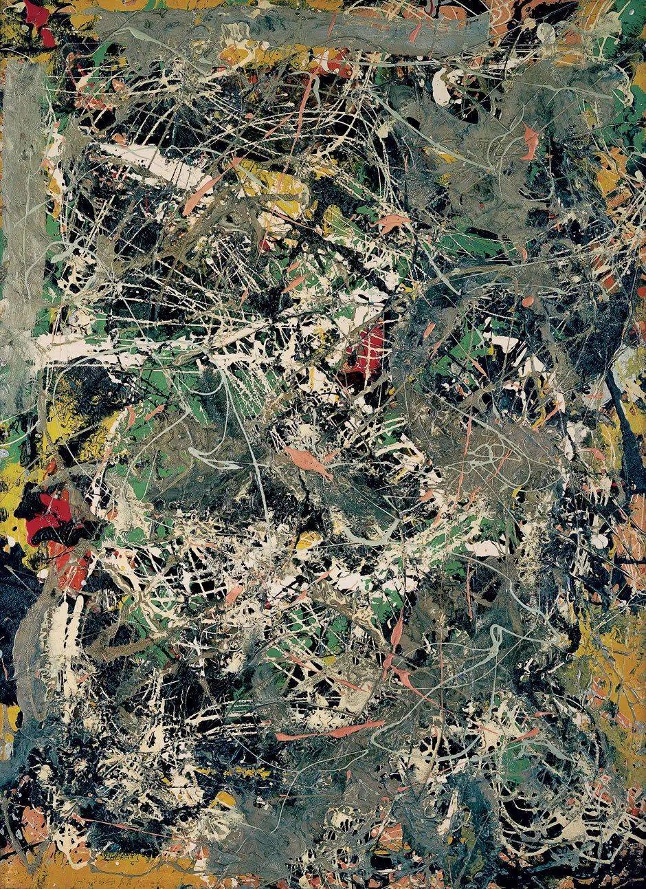 美国画家,抽象表现主义绘画大师1912-1956jackson pollock杰克逊