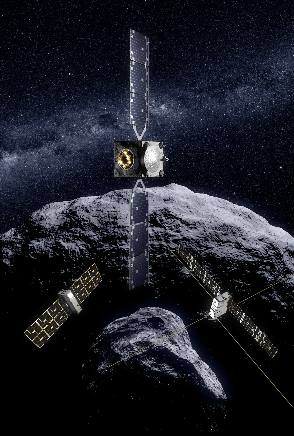 被宇宙飞船撞击后，小行星发生了啥？欧航局发射无人探测器，将调查“犯罪现场”