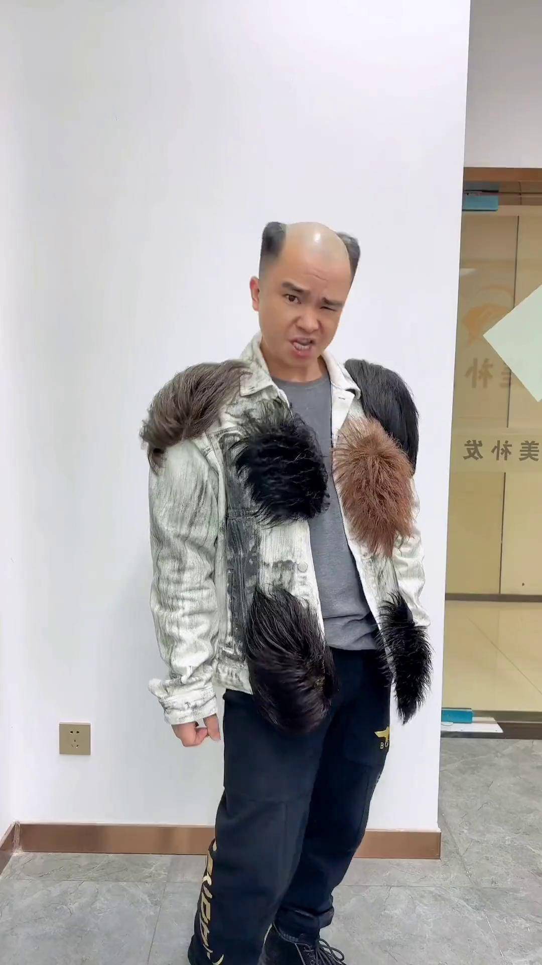 假发 男士假发 长沙假发 武汉假发 二月二龙抬头