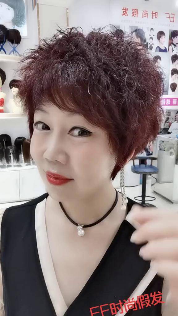 ef时尚假发 今日分享 烟花烫摩根烫 solo出道谁最nata