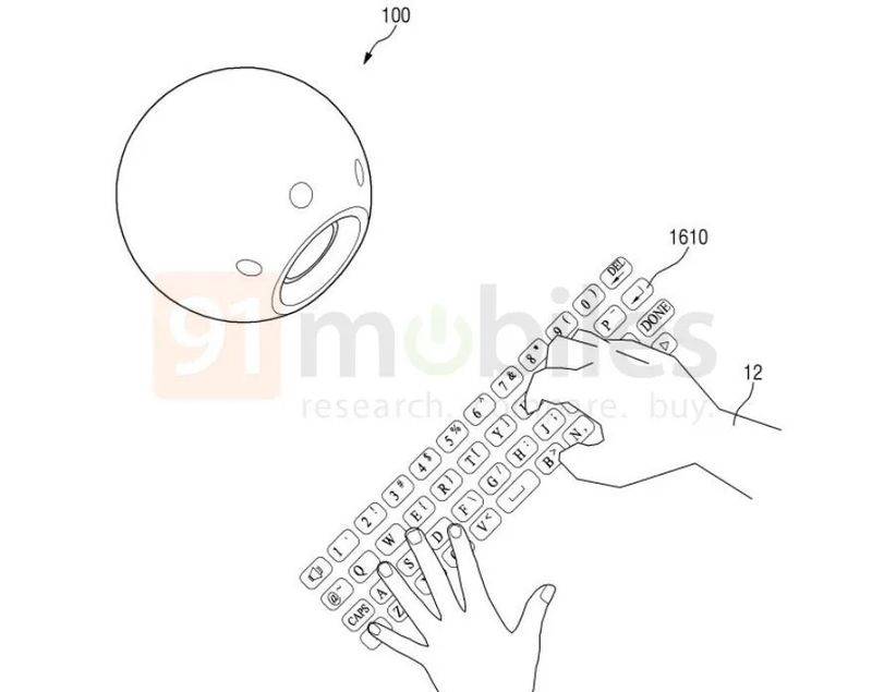 三星获可穿戴投影仪新专利 可根据手势投射虚拟键盘及界面实现全新操控