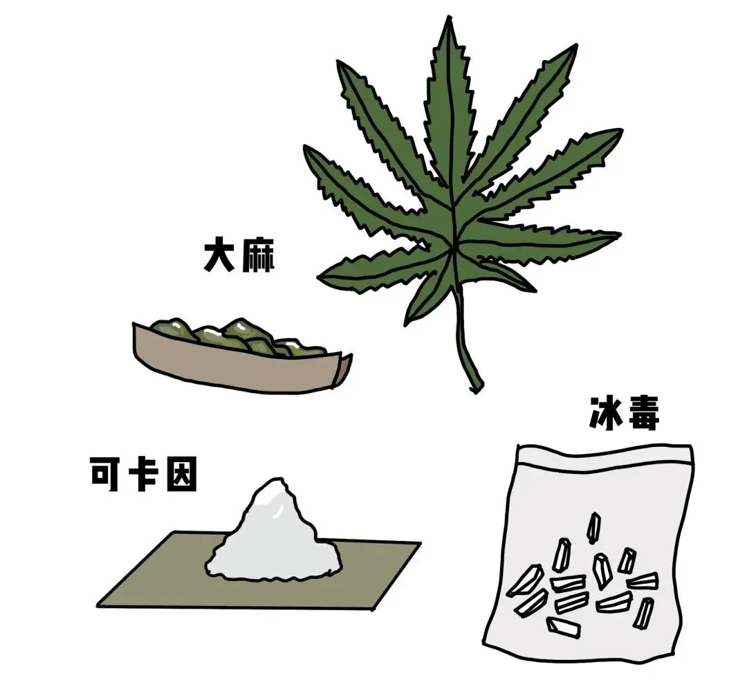 新型毒品图片卡通图片