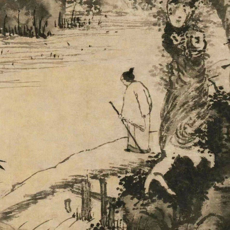 盛世修典·每日一画丨《溪桥策杖图》_太原_赵建云_锦绣