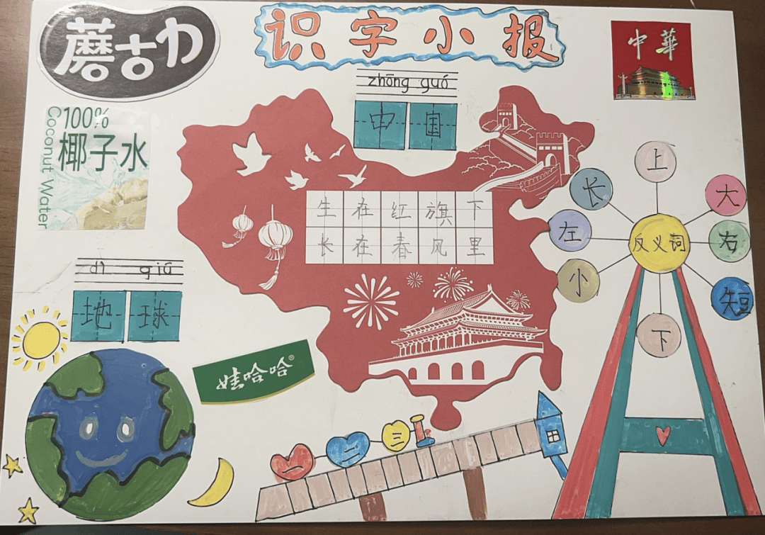 一年级识字展示台图片图片