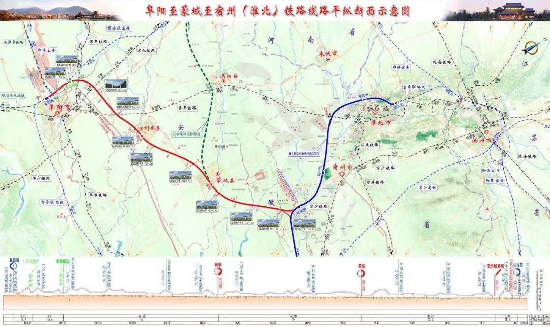 阜阳颍泉区高铁线路图图片