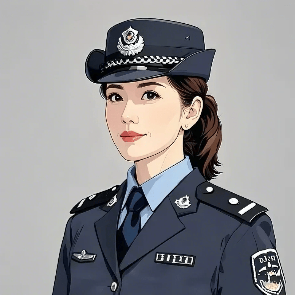 职业头像适合女警察用