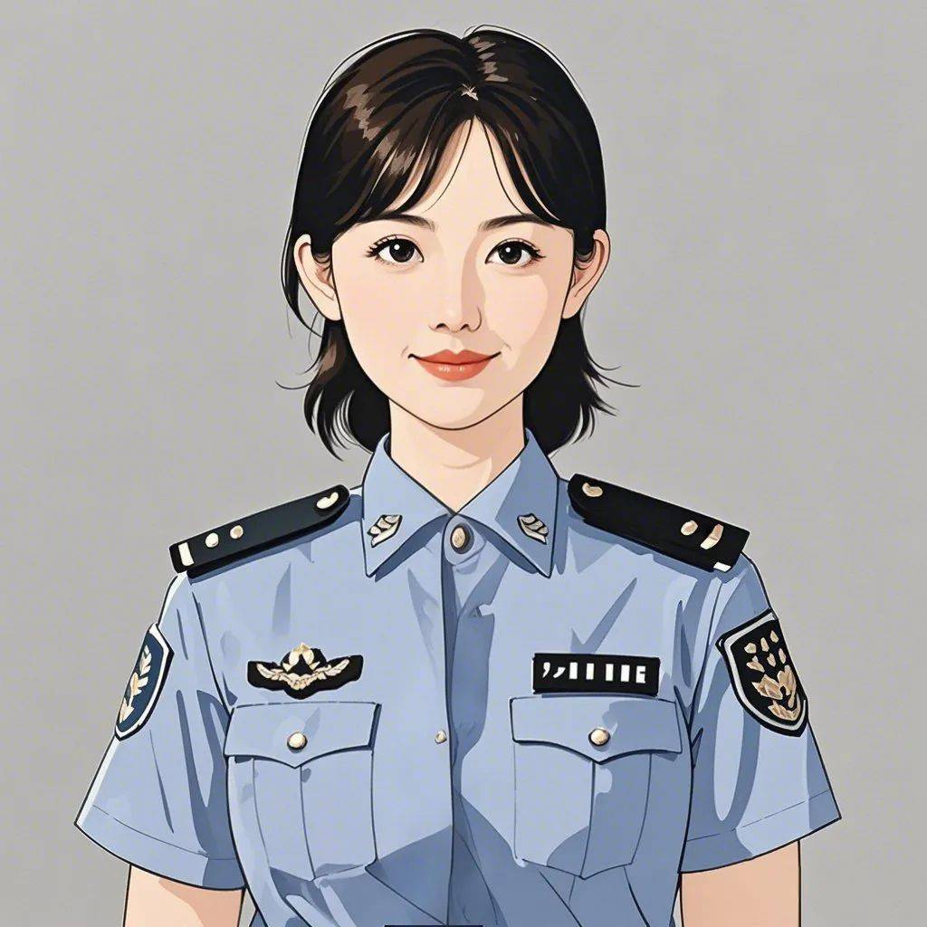 职业头像适合女警察用