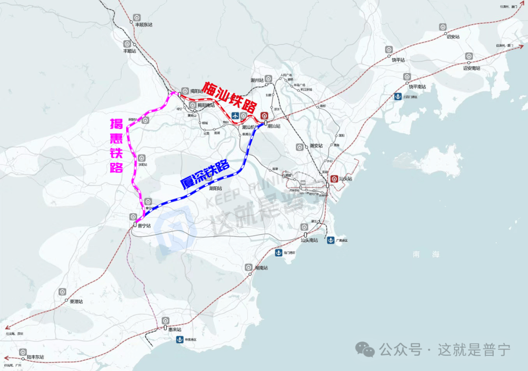 揭惠铁路普宁大坝段图片