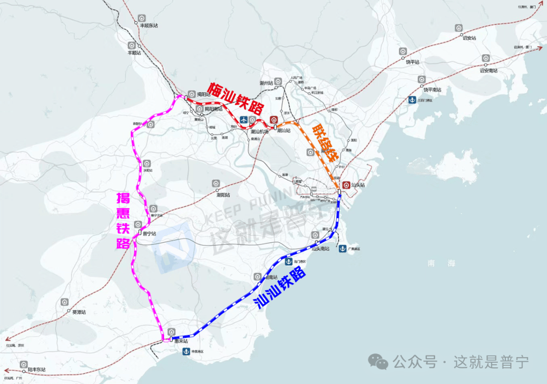 揭惠铁路普宁大坝段图片