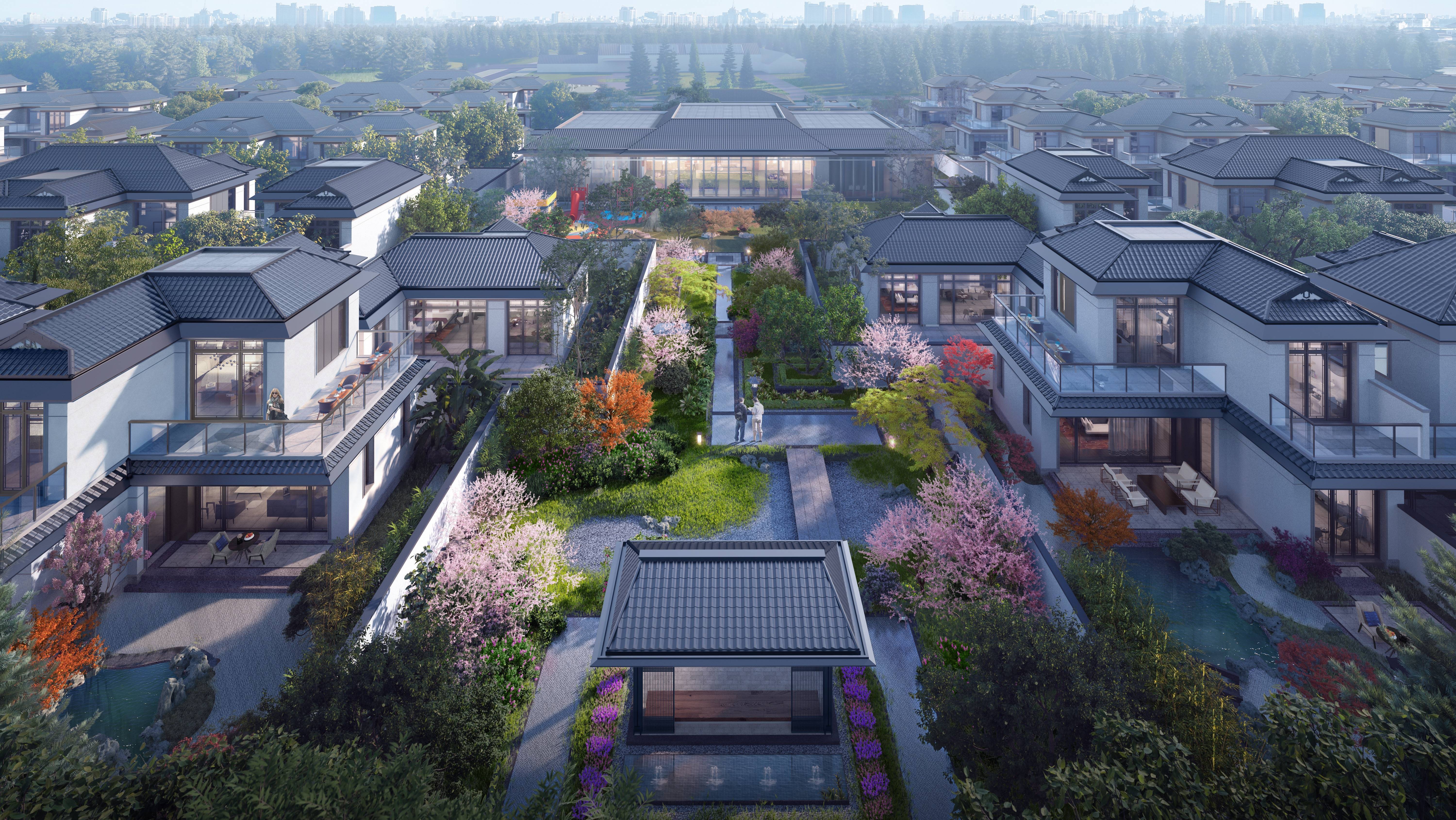 售楼处电话【五个院子的别墅】售楼处地址