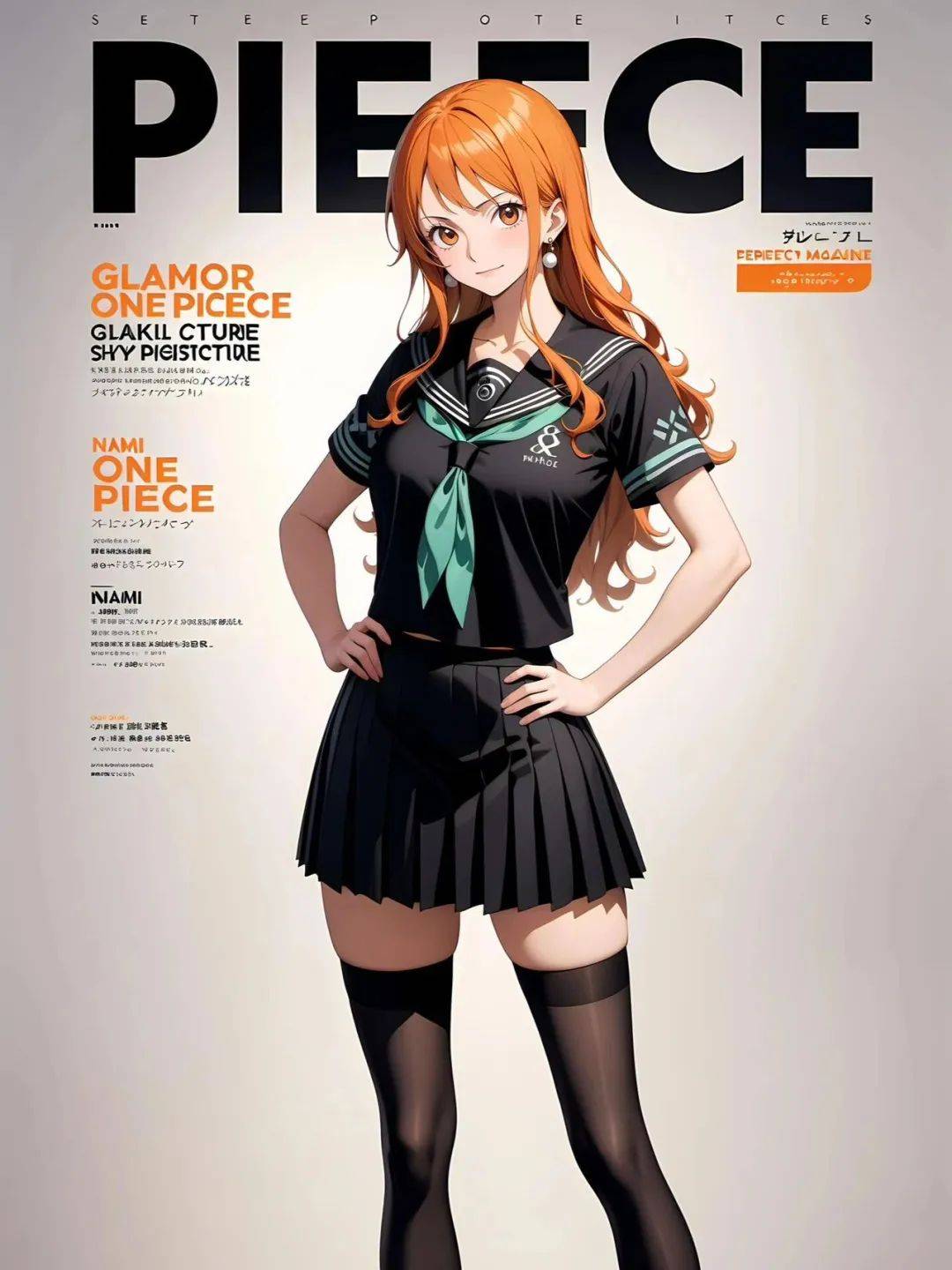 海贼王| 海贼女神学生装,相中直接带走