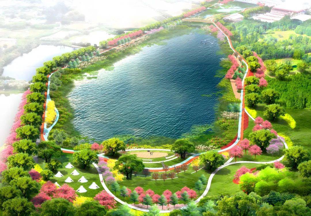 项目效果图未来随着公园的全面建成和开放相信它将为石滩镇的发展