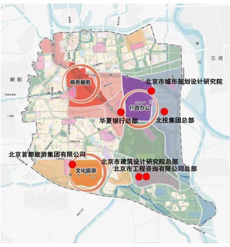 北京通州郎府规划图图片