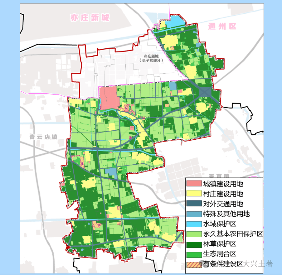 大兴这镇的最新规划草案公示!
