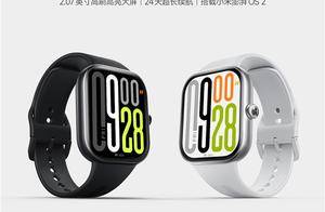 系列连续4年销量第一！REDMI Watch 5来了：金属框、24天续航