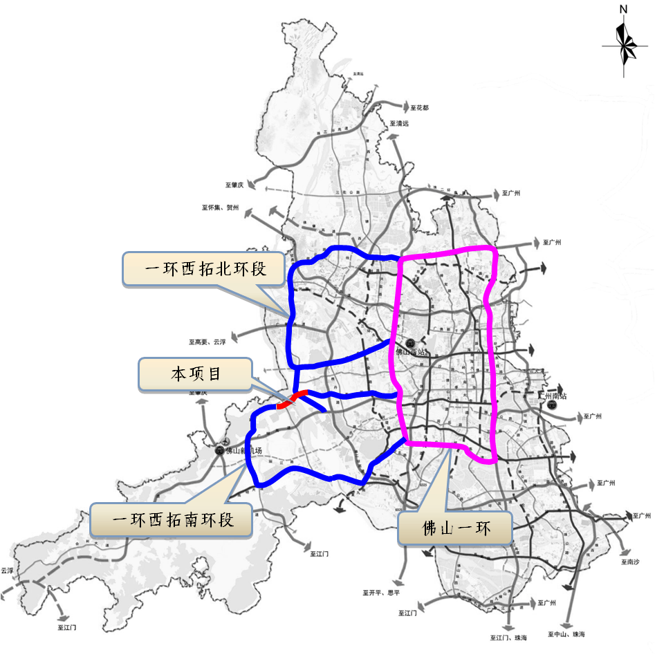 佛山龙翔大桥线路图图片