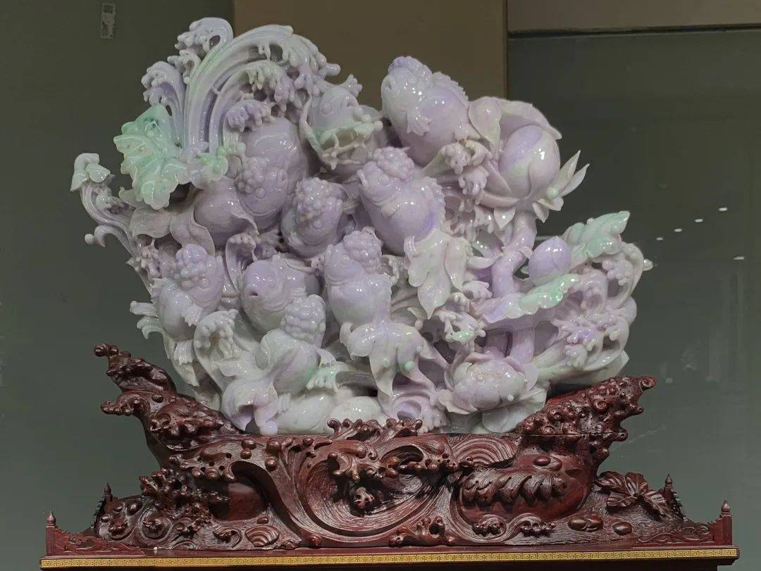 四会百分玉器城2024华表玉石雕刻大赛评选活动圆满举办_作品_珠宝_进行