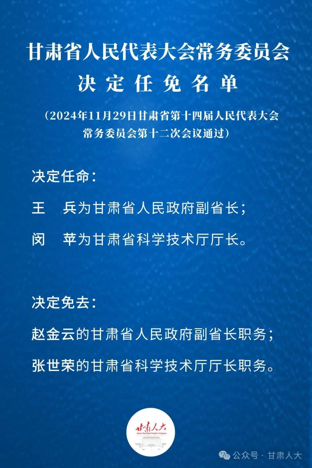 王兵任甘肃省副省长