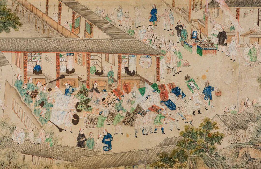 北京保利2024秋拍丨观清宫旧藏:张廷彦 庆灯市集图