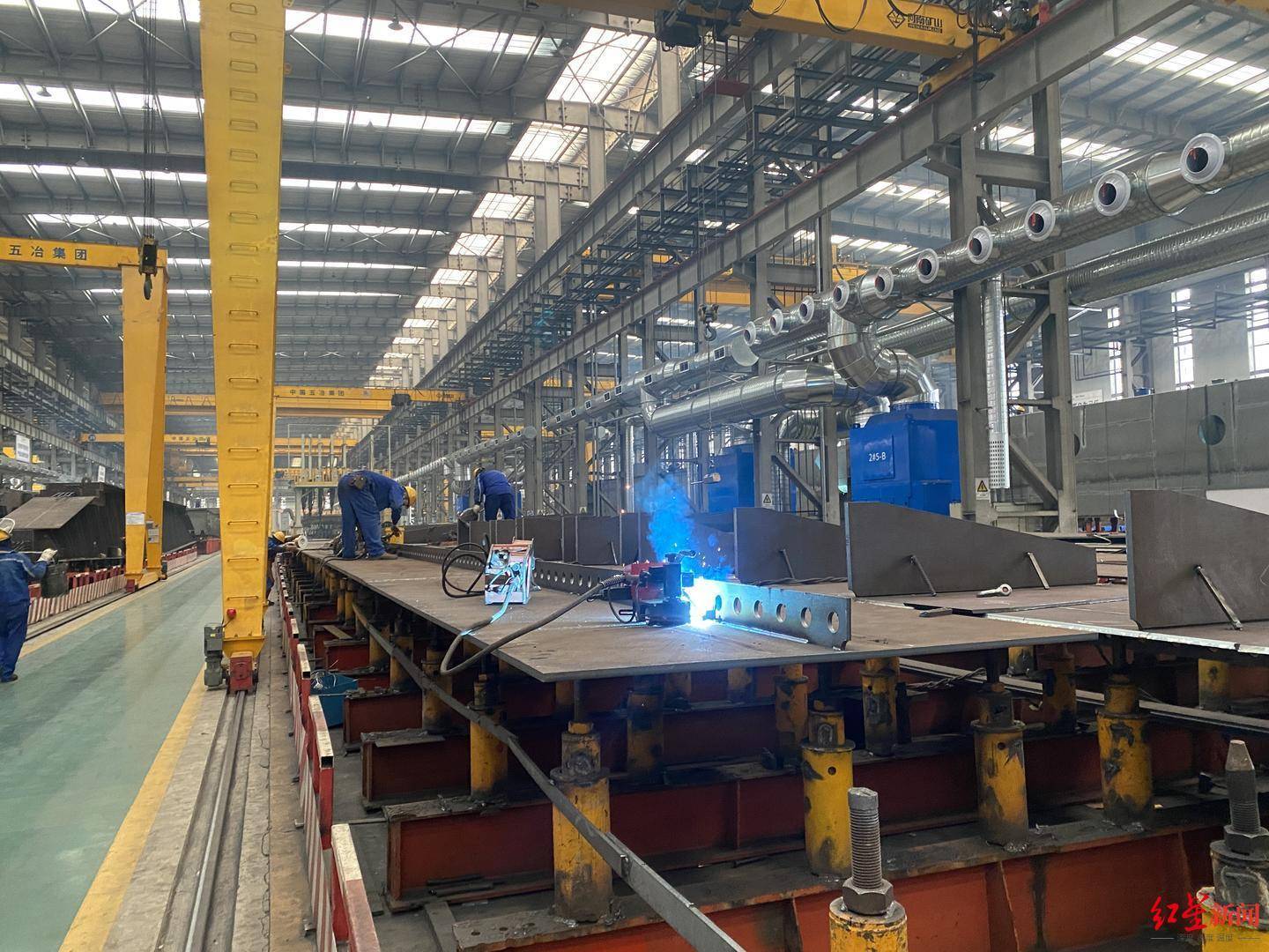 成都钢结构智造基地:年产量16万吨,全智能生产线即将亮相!