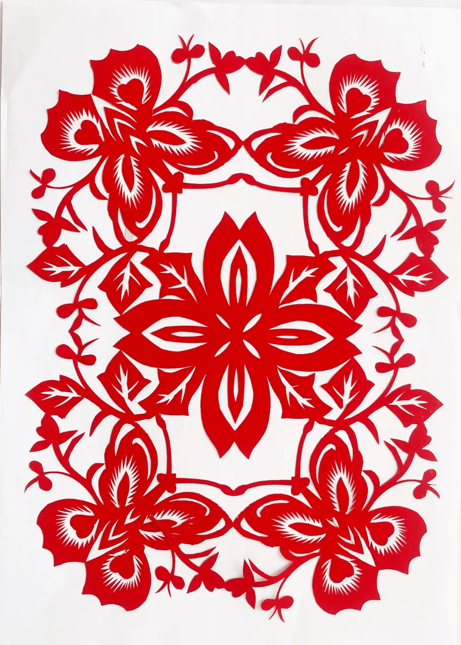 剪纸传承人剪刀下的脱稿民俗魅力作品赏析