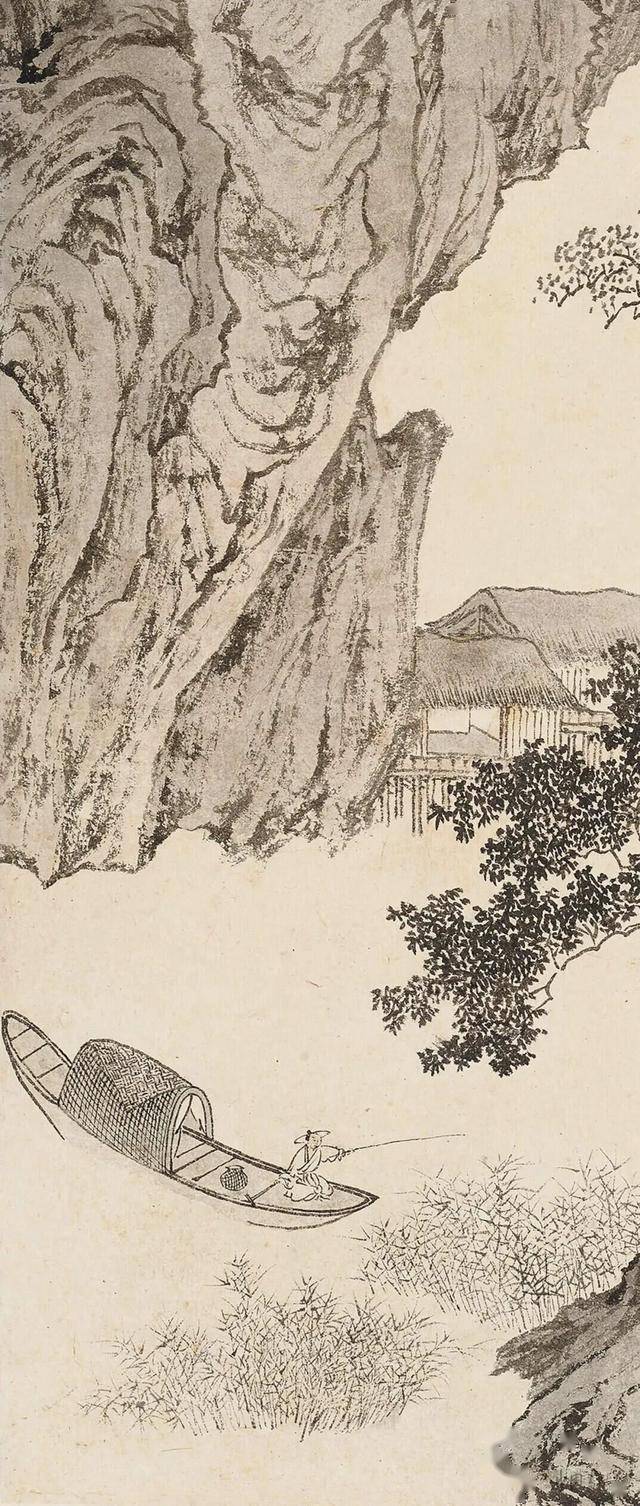 溥儒《江上独钓》赏析