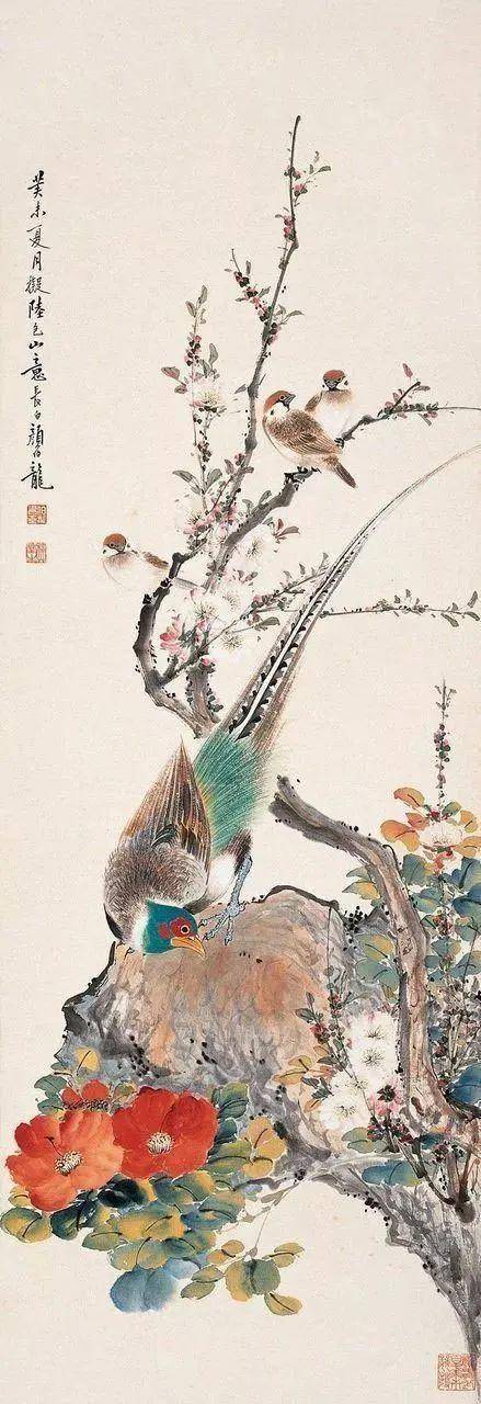 颜伯龙花鸟画艺术：工写交融下的自然之美与情感共鸣_搜狐网