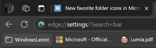 微软Edge浏览器更新：收藏夹图标样式变了
