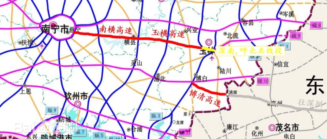 博白到高州高速公路图图片