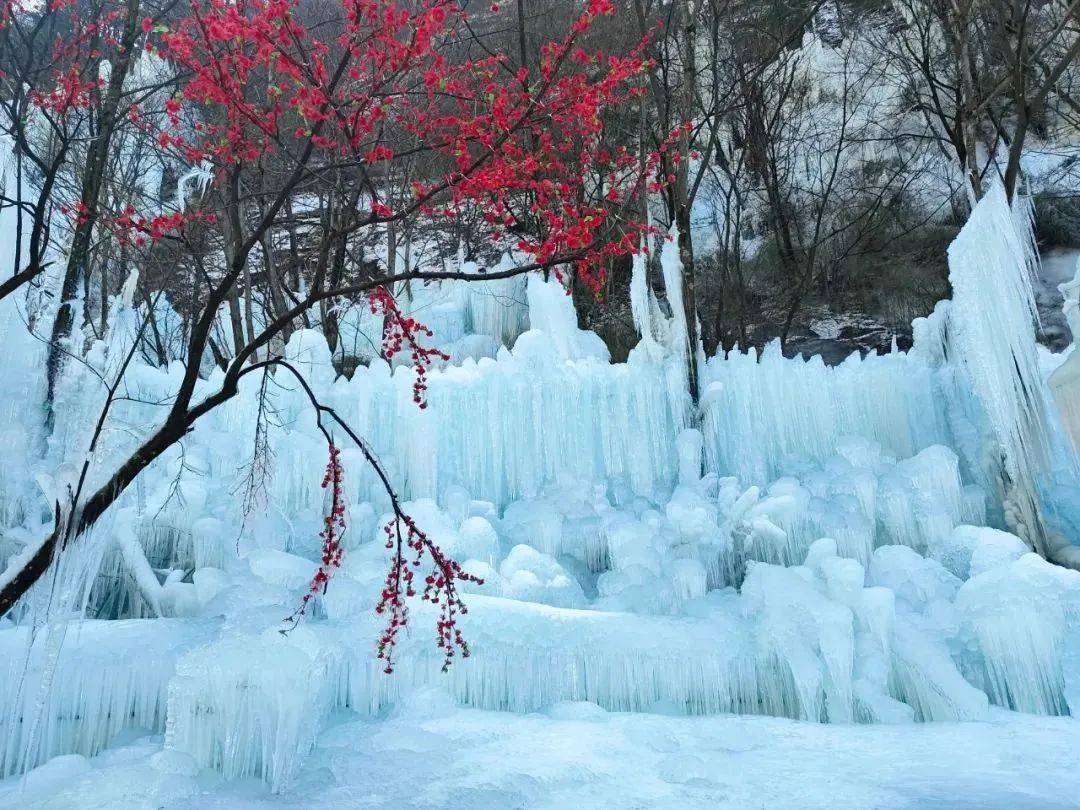 青峰峡冰雪世界图片