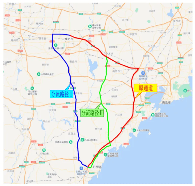 潍日高速入口分布图片