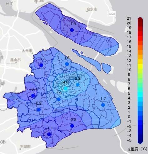 上海气温暴跌至零下5℃！冷空气下午到，周末有冰冻或严重冰冻