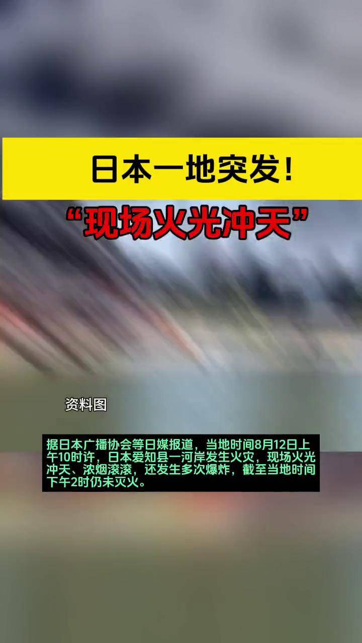 日本一地突发!"现场火光冲天" 南都视野 国际 02