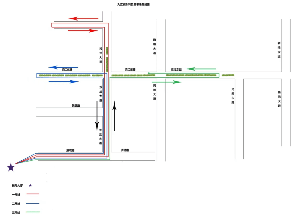 九江科目三新港考场图图片