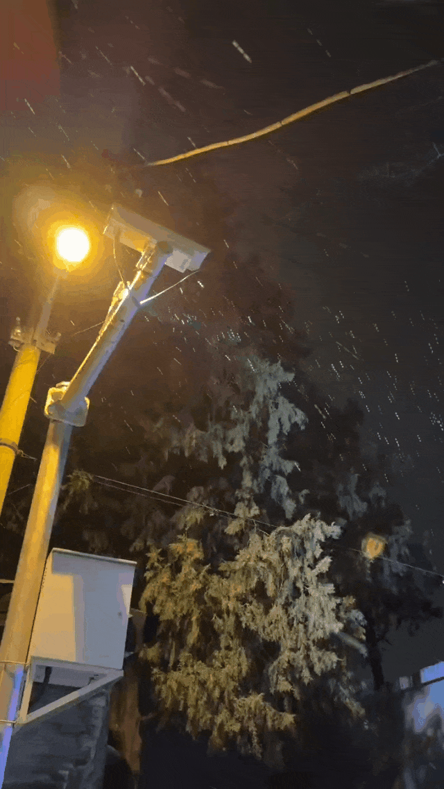 海淀下雪啦!雪后降温