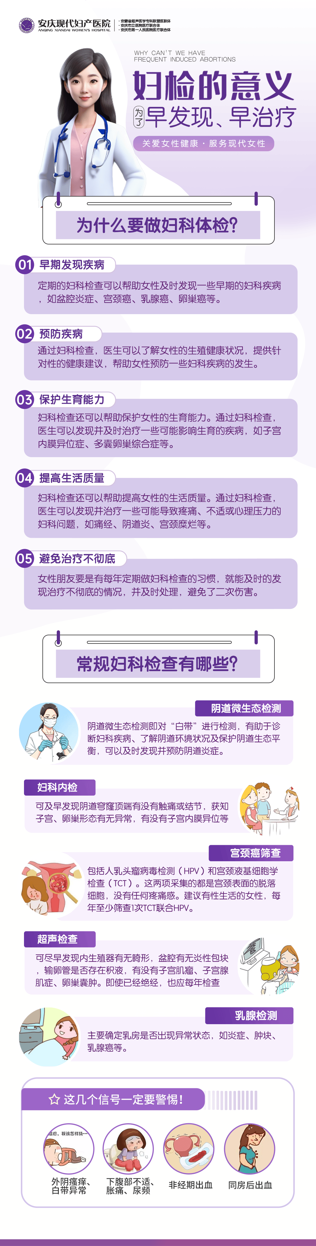 妇检 健康科普】一张图告诉你妇科检查的重要性，女性必看！_体检_套餐_进行