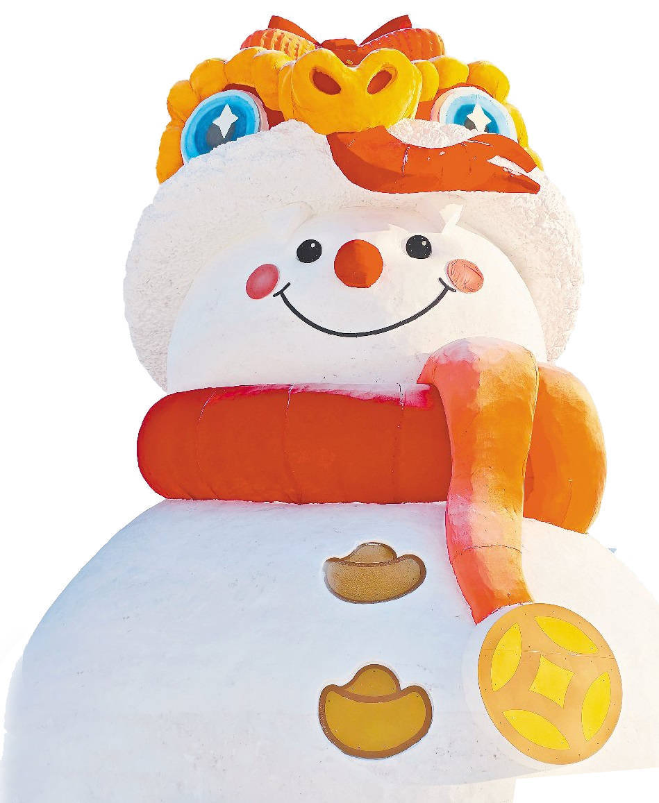 hello!大雪人 大雪人的问候