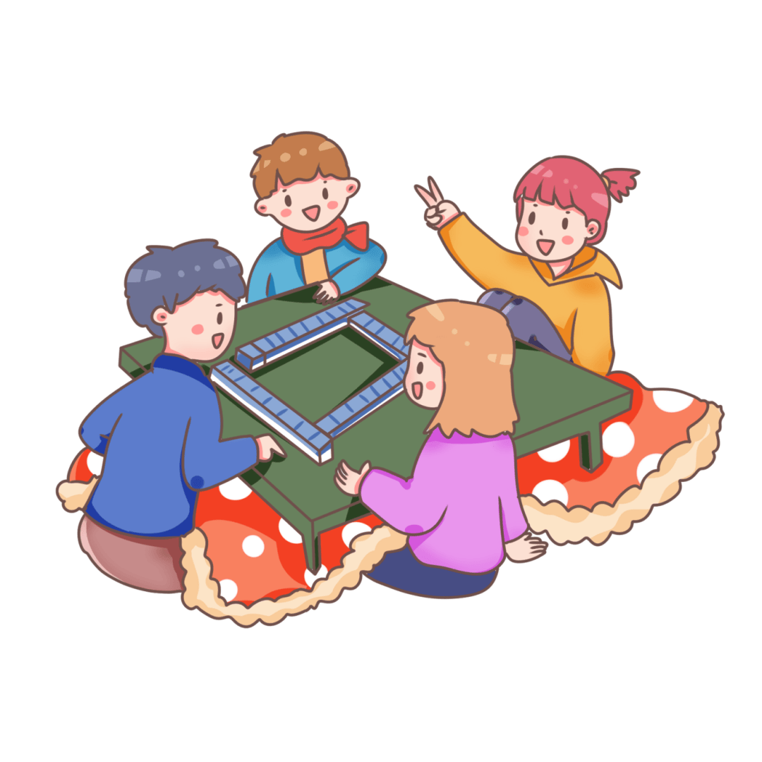 打麻将至少需四人组局就得叫人自然能结识新朋友说不定还能遇到心仪