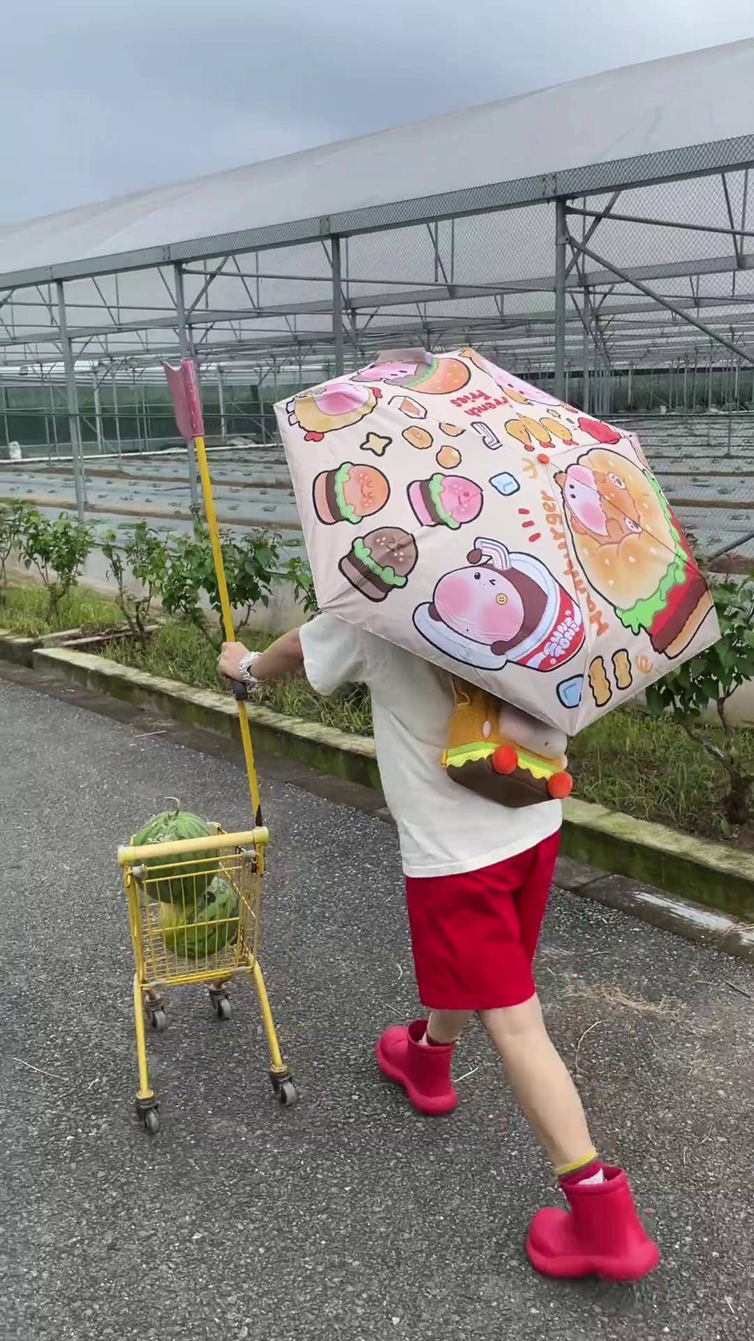 下雨也要做堡宝 原创雨伞 雨伞推荐 可爱雨伞 创意雨伞 三尺童子的